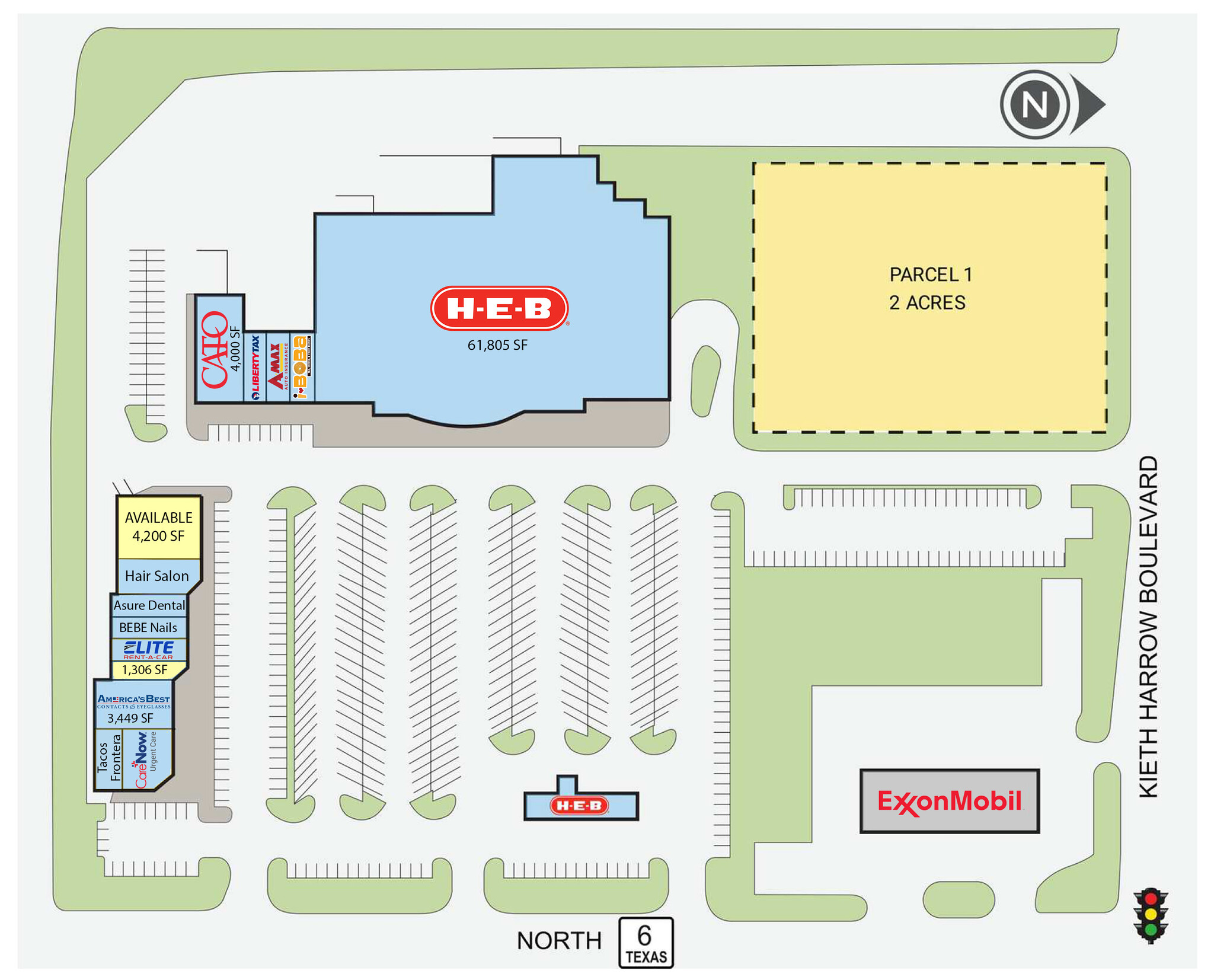 4805-4975 Highway 6 N, Houston, TX à louer Plan de site- Image 1 de 1