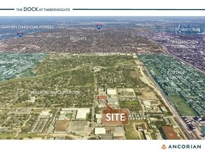 2505 W 11th St, Houston, TX - AERIAL  map view - Image1