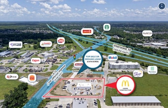 13474 Highway 73, Geismar, LA - AÉRIEN Vue de la carte - Image1