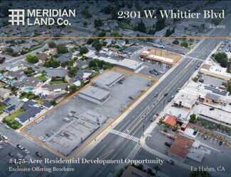 Plus de détails pour 2301-2371 W Whittier Blvd, La Habra, CA - Terrain à vendre