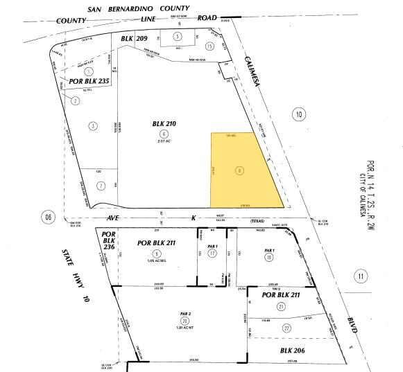 950 Calimesa Blvd, Calimesa, CA à vendre - Plan cadastral - Image 2 de 23