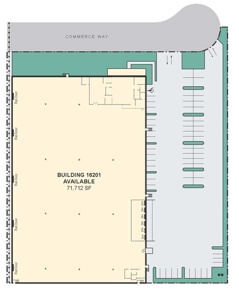 16201 Commerce Way, Cerritos, CA for lease - Site Plan - Image 2 of 3