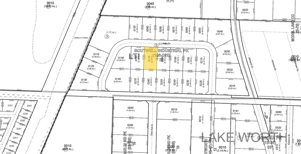 3677 23rd Ave S, Lake Worth, FL à louer - Plan cadastral - Image 3 de 14