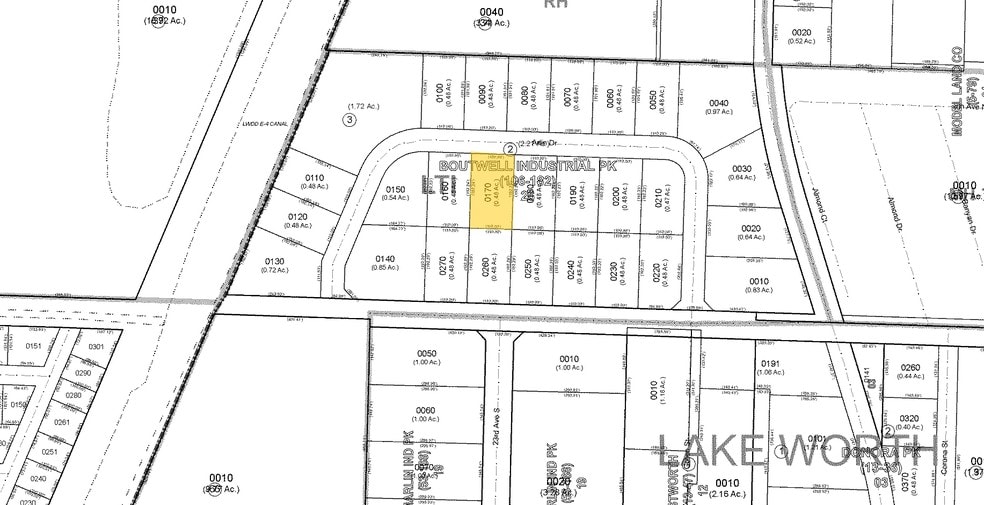 3677 23rd Ave S, Lake Worth, FL for lease - Plat Map - Image 3 of 14