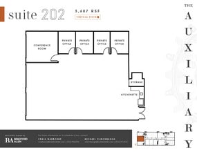 1550-1556 W Carroll, Chicago, IL for lease Floor Plan- Image 1 of 6
