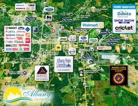 244 Cordele Rd, Albany, GA - Aerial  map view