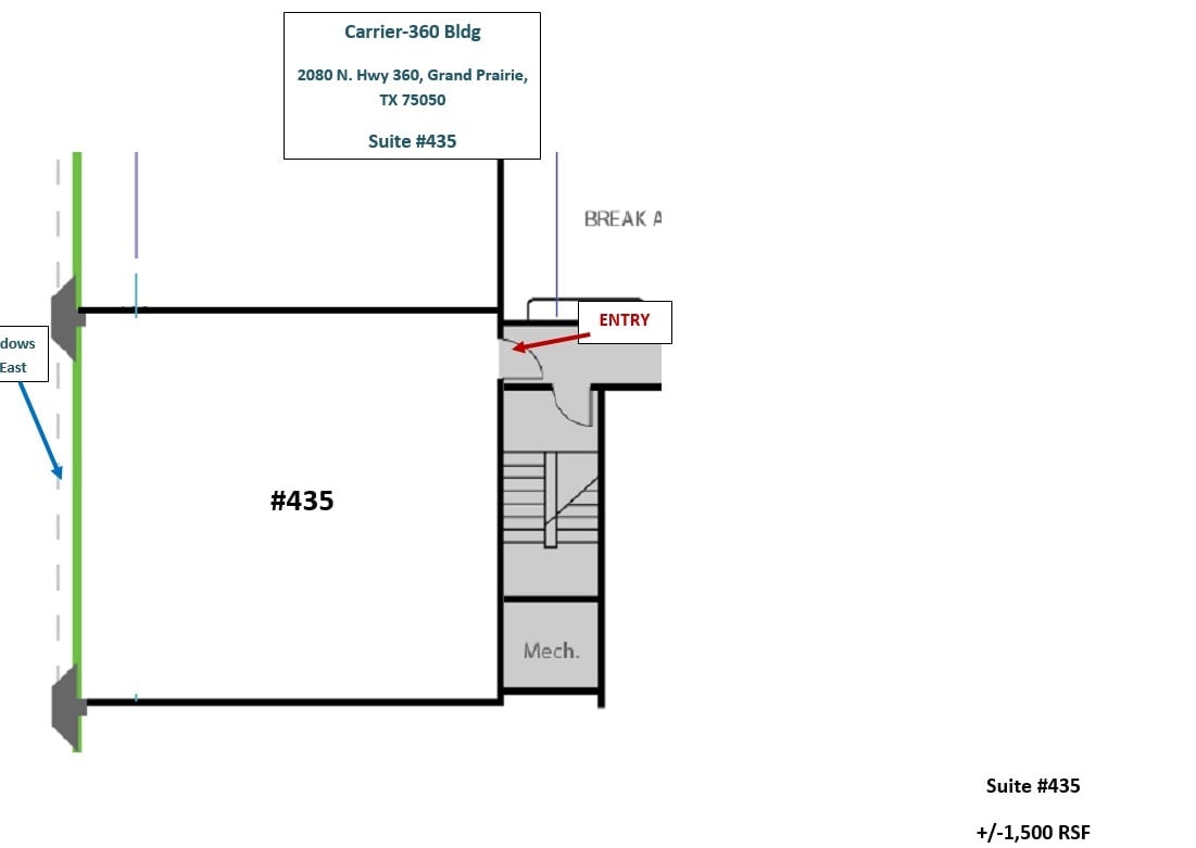 2080 N State Highway 360, Grand Prairie, TX for lease Floor Plan- Image 1 of 1