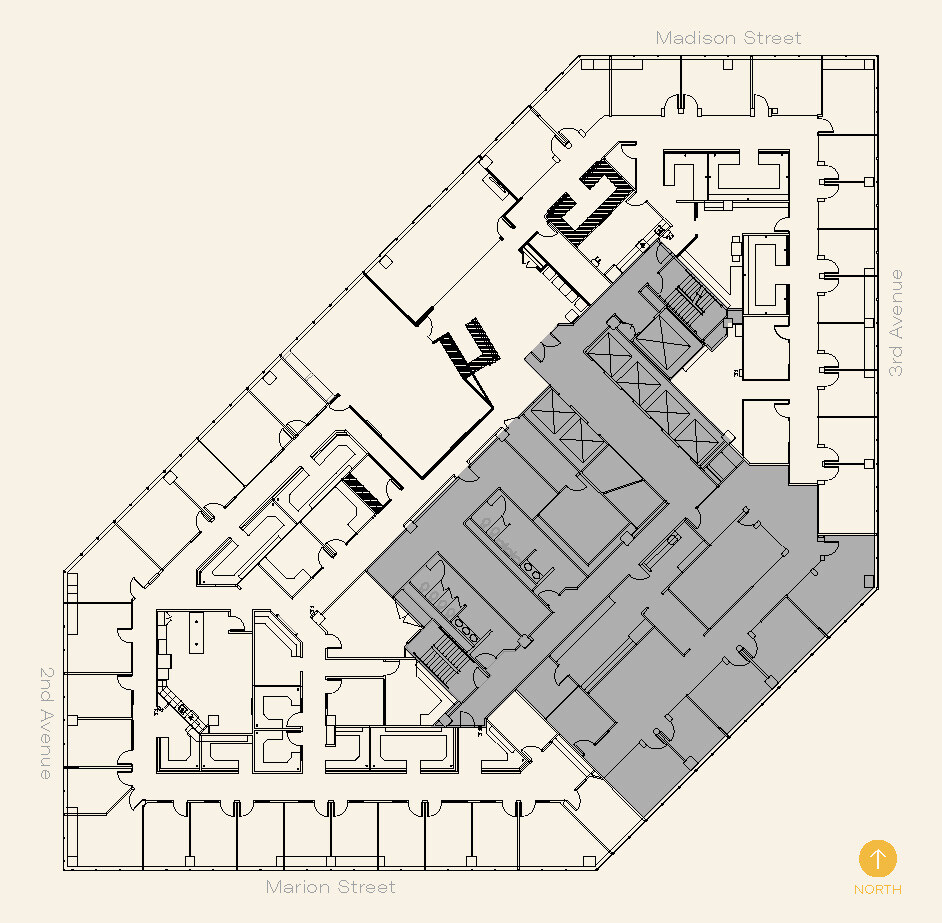 999 3rd Ave, Seattle, WA for lease Floor Plan- Image 1 of 5