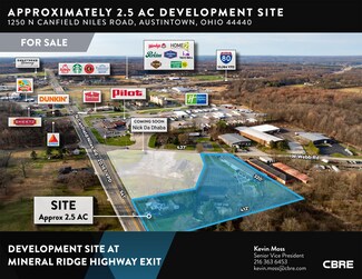 Plus de détails pour 1250 N Canfield Niles Rd, Youngstown, OH - Terrain à vendre