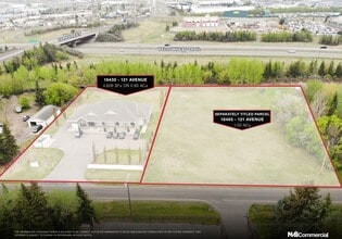 18435 121 Av NW, Edmonton, AB - AERIAL map view