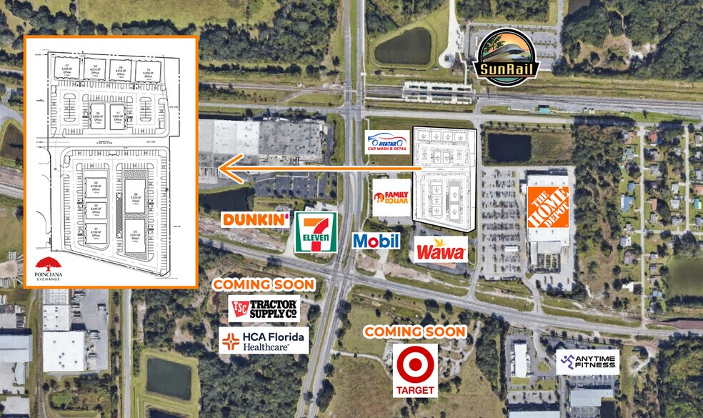 1631 S Poinciana Blvd, Kissimmee, FL à vendre - Aérien - Image 3 de 3