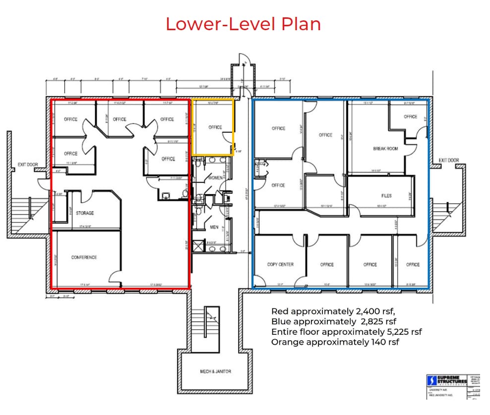 6602 University Ave, Middleton, WI à louer Plan d’étage- Image 1 de 1