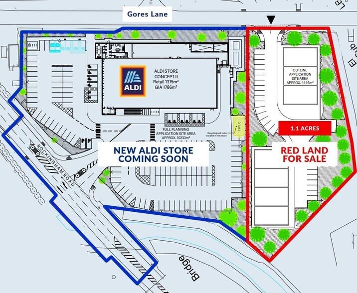 Gores Ln, Market Harborough à vendre - Photo du bâtiment - Image 2 de 2