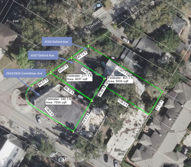 4163 Oxford Ave, Jacksonville, FL for lease - Aerial - Image 2 of 3