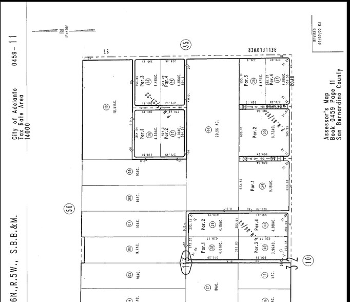 Air Expressway Blvd, Adelanto, CA à vendre - Plan cadastral - Image 2 de 2