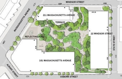181 Massachusetts Ave, Cambridge, MA à louer - Plan de site - Image 2 de 6