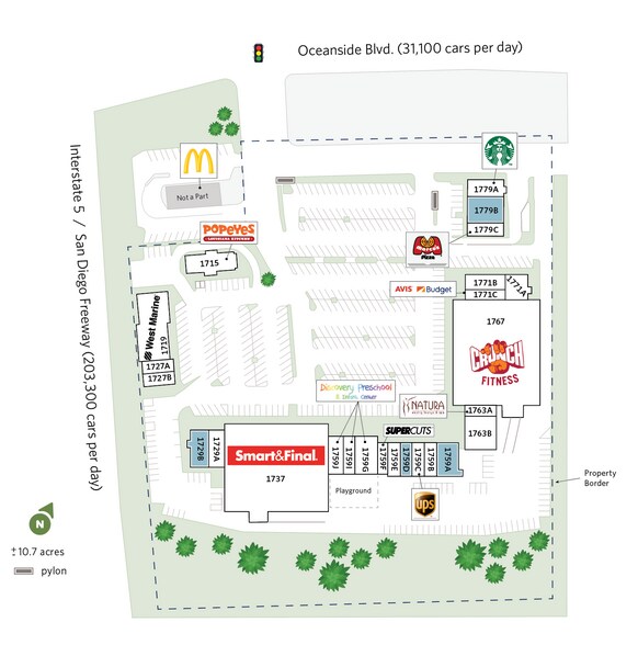 1715-1779 Oceanside Blvd, Oceanside, CA à louer - Photo du bâtiment - Image 3 de 23