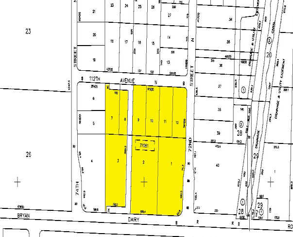 7245-7281 Bryan Dairy Rd, Largo, FL à louer - Plan cadastral - Image 2 de 24