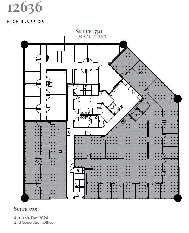 12626 High Bluff Dr, San Diego, CA à louer Plan d  tage- Image 1 de 1