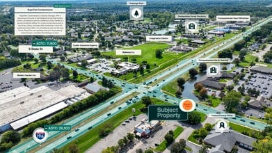 261 S State St, Zeeland, MI - Aerial  map view