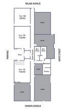 101 Fannin Ave, Round Rock, TX à louer Plan d’étage- Image 2 de 3
