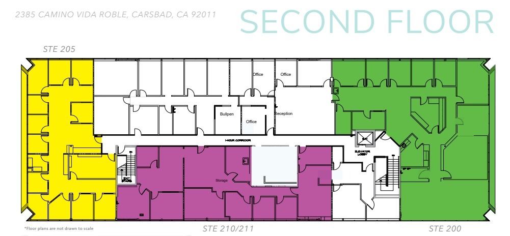 2385 Camino Vida Roble, Carlsbad, CA à louer Plan d’étage- Image 1 de 1