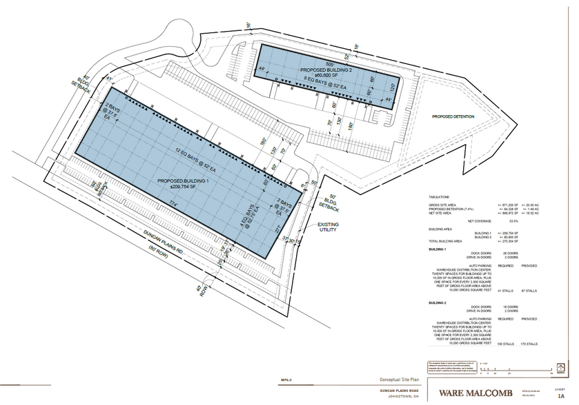 10 Enterprise Dr, Johnstown, OH à louer - Plan de site - Image 2 de 3