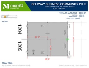 3700 Commerce Dr, Baltimore, MD for lease Floor Plan- Image 1 of 1