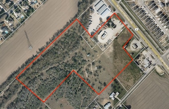 4118 TX-46, Seguin, TX - Aérien Vue de la carte