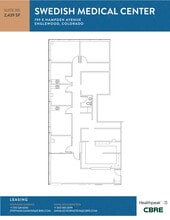701 E Hampden Ave, Englewood, CO for lease Floor Plan- Image 1 of 1
