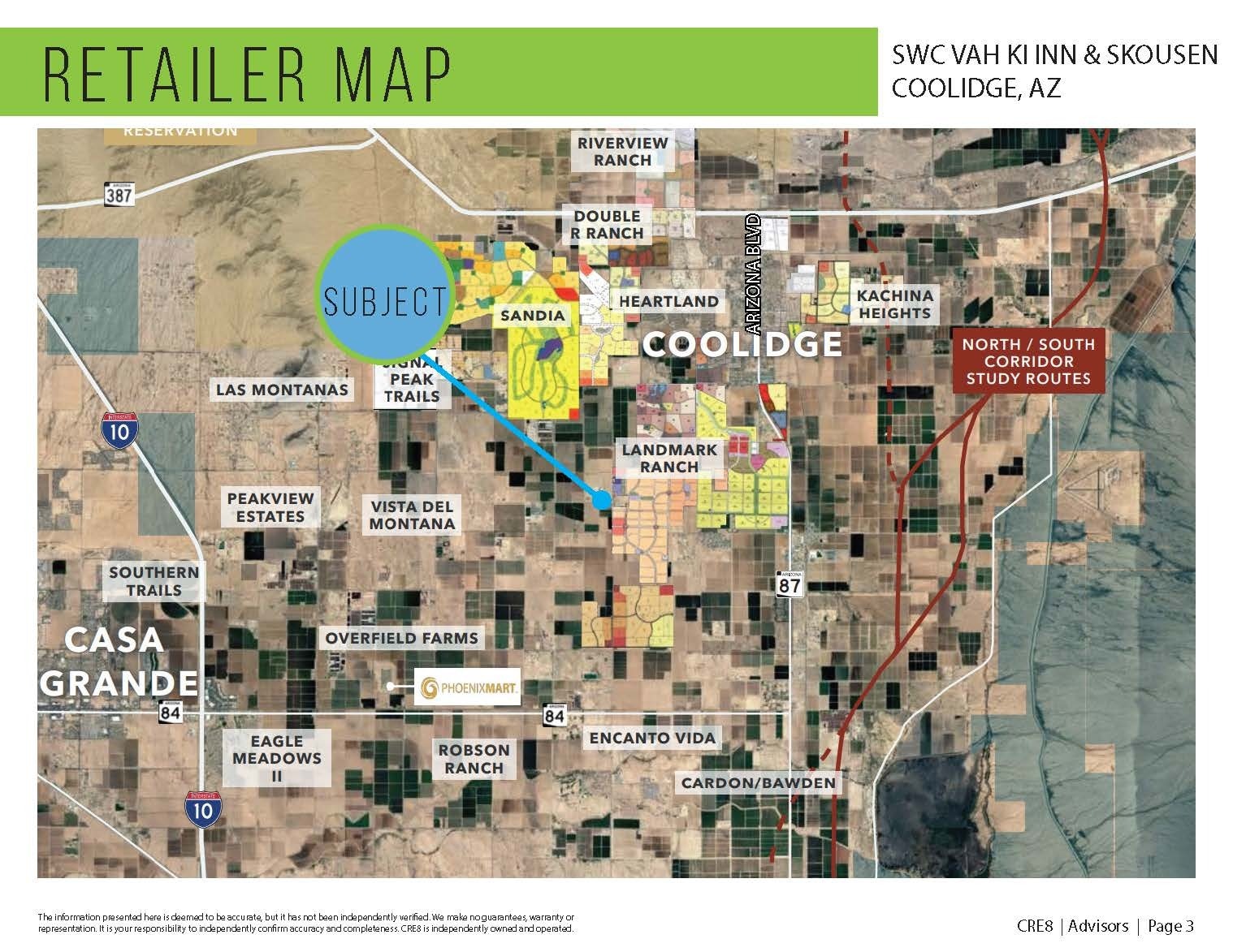 SWC Skousen Rd & Vah Ki Inn Rd, Coolidge, AZ for sale Building Photo- Image 1 of 4