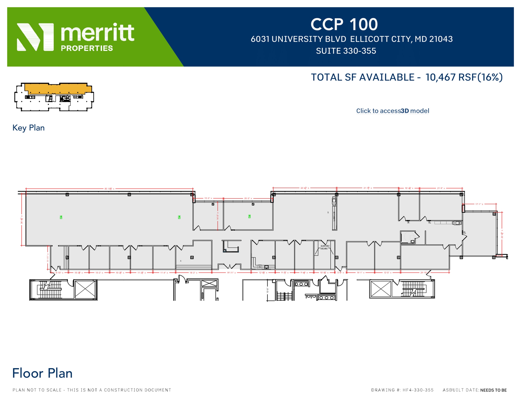 6011 University Blvd, Ellicott City, MD for lease Floor Plan- Image 1 of 1