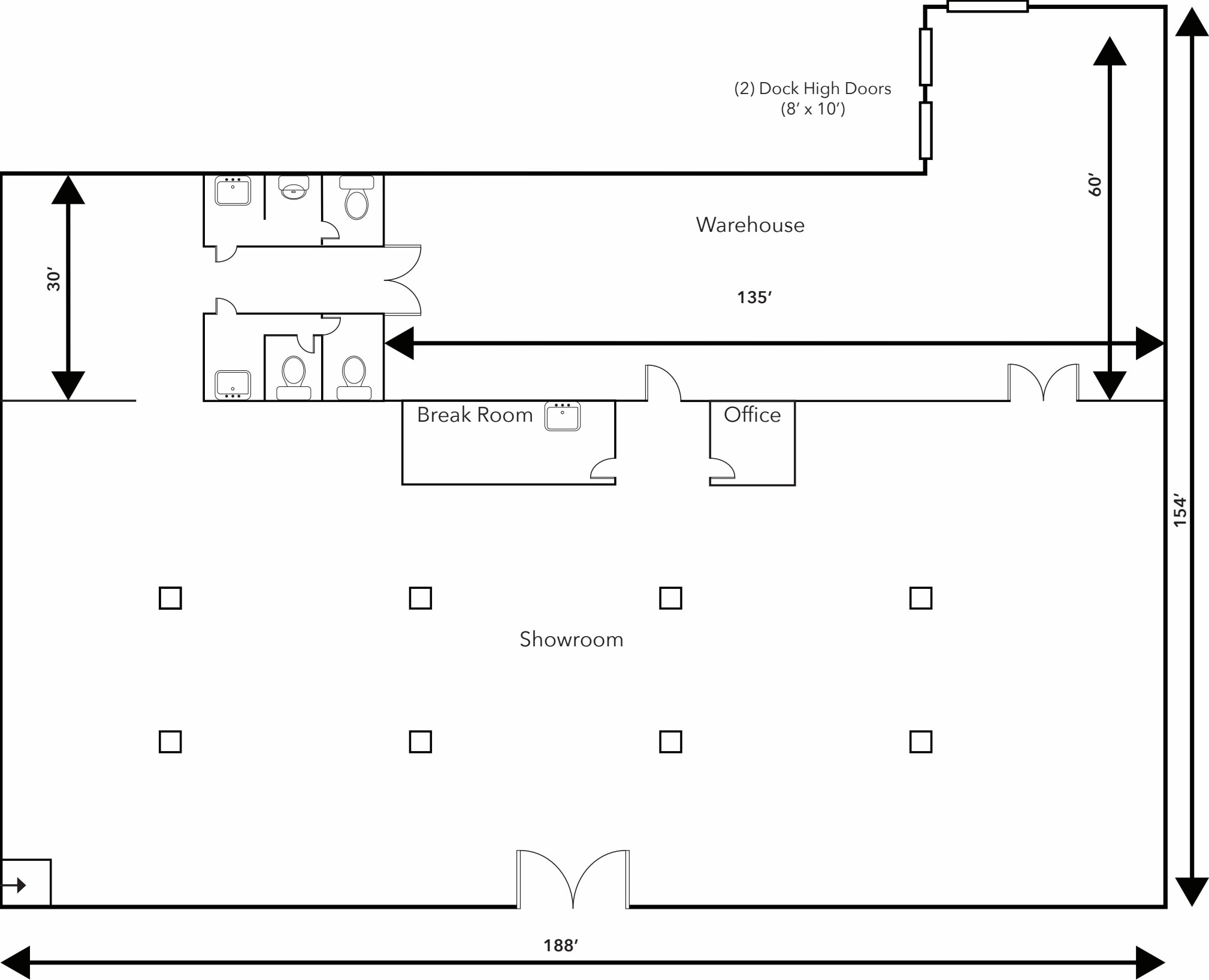 1473 N Wesleyan Blvd, Rocky Mount, NC for lease Floor Plan- Image 1 of 1