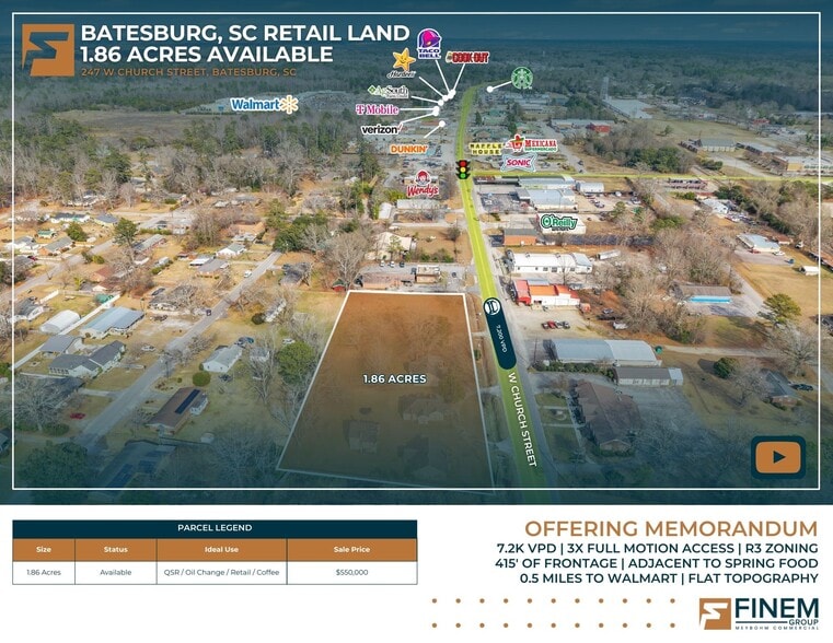 247 W Church St, Batesburg-Leesville, SC for sale - Primary Photo - Image 1 of 19