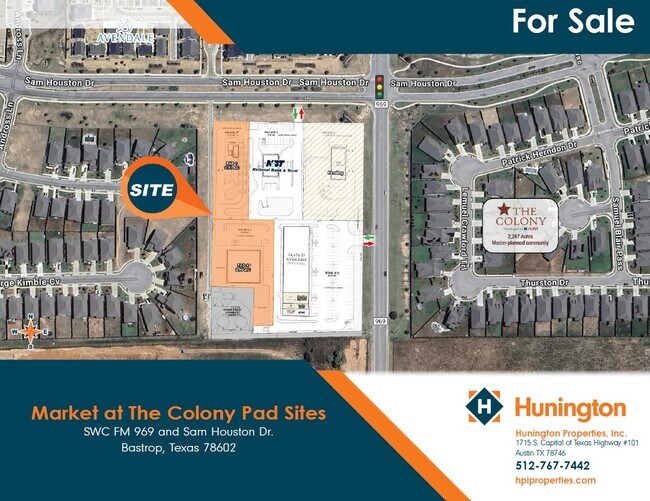 More details for SWC FM 969 and Sam Houston Dr, Bastrop, TX - Land for Sale