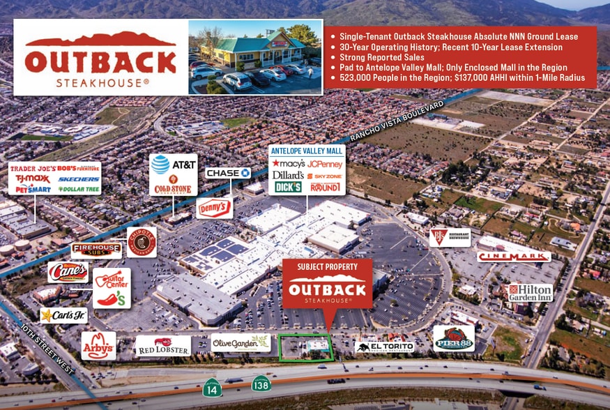1061 W Rancho Vista Blvd, Palmdale, CA for sale - Building Photo - Image 1 of 5