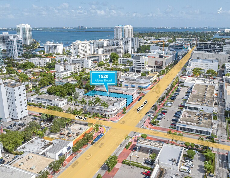 1520 Alton Rd, Miami Beach, FL à vendre - Aérien - Image 2 de 9