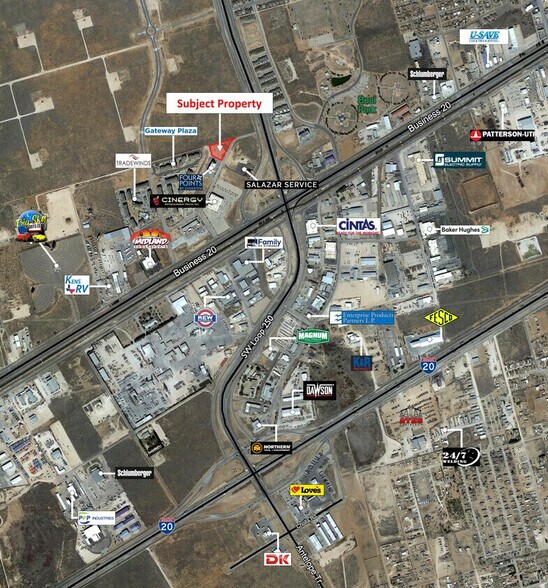 5504 Starboard, Midland, TX à vendre - Aérien - Image 2 de 2