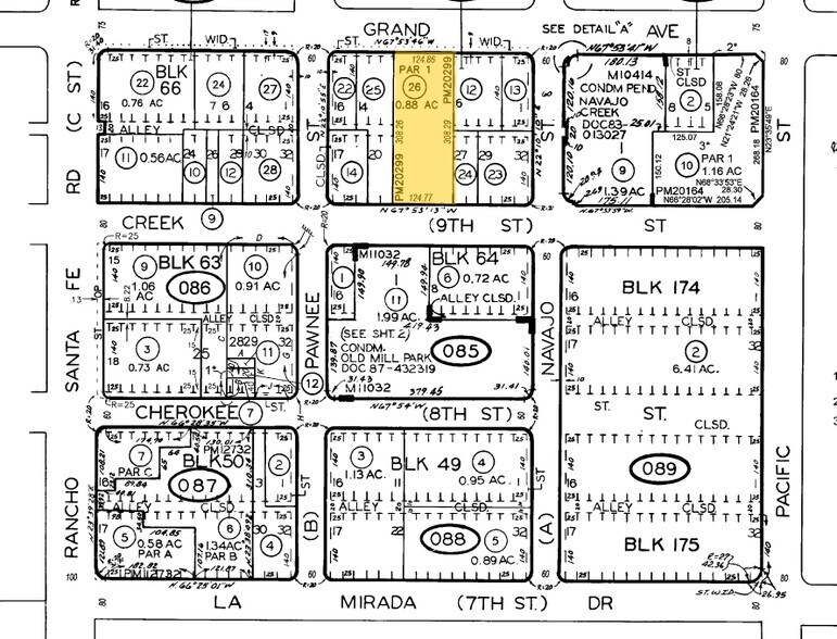 1595 Grand Ave, San Marcos, CA à louer - Plan cadastral - Image 2 de 4