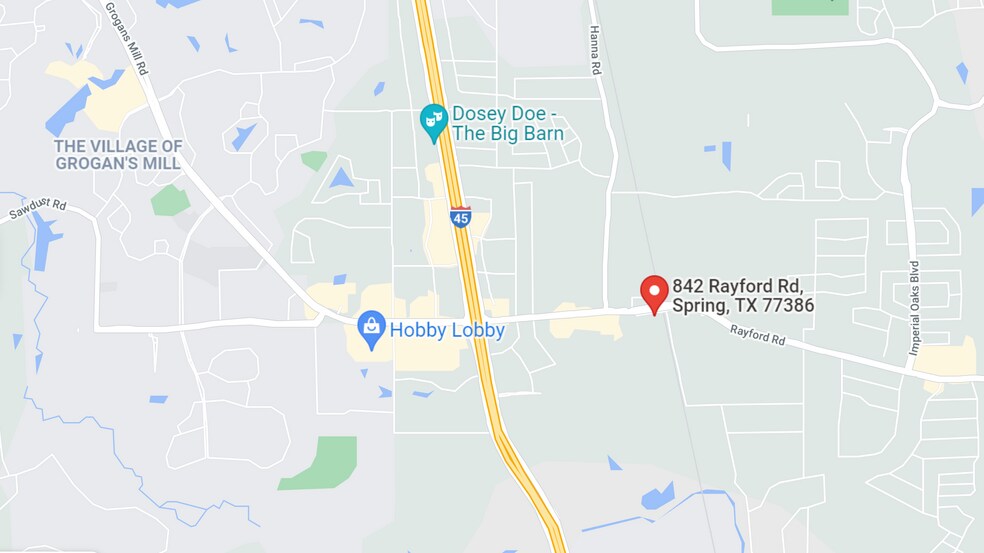 842 Rayford Rd, Spring, TX for sale - Building Photo - Image 1 of 5