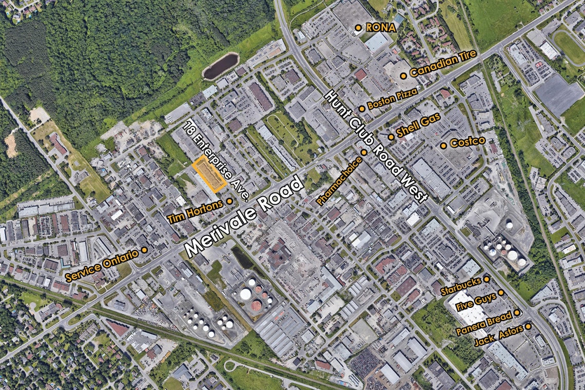 18 Enterprise Ave, Ottawa, ON for sale Aerial- Image 1 of 1