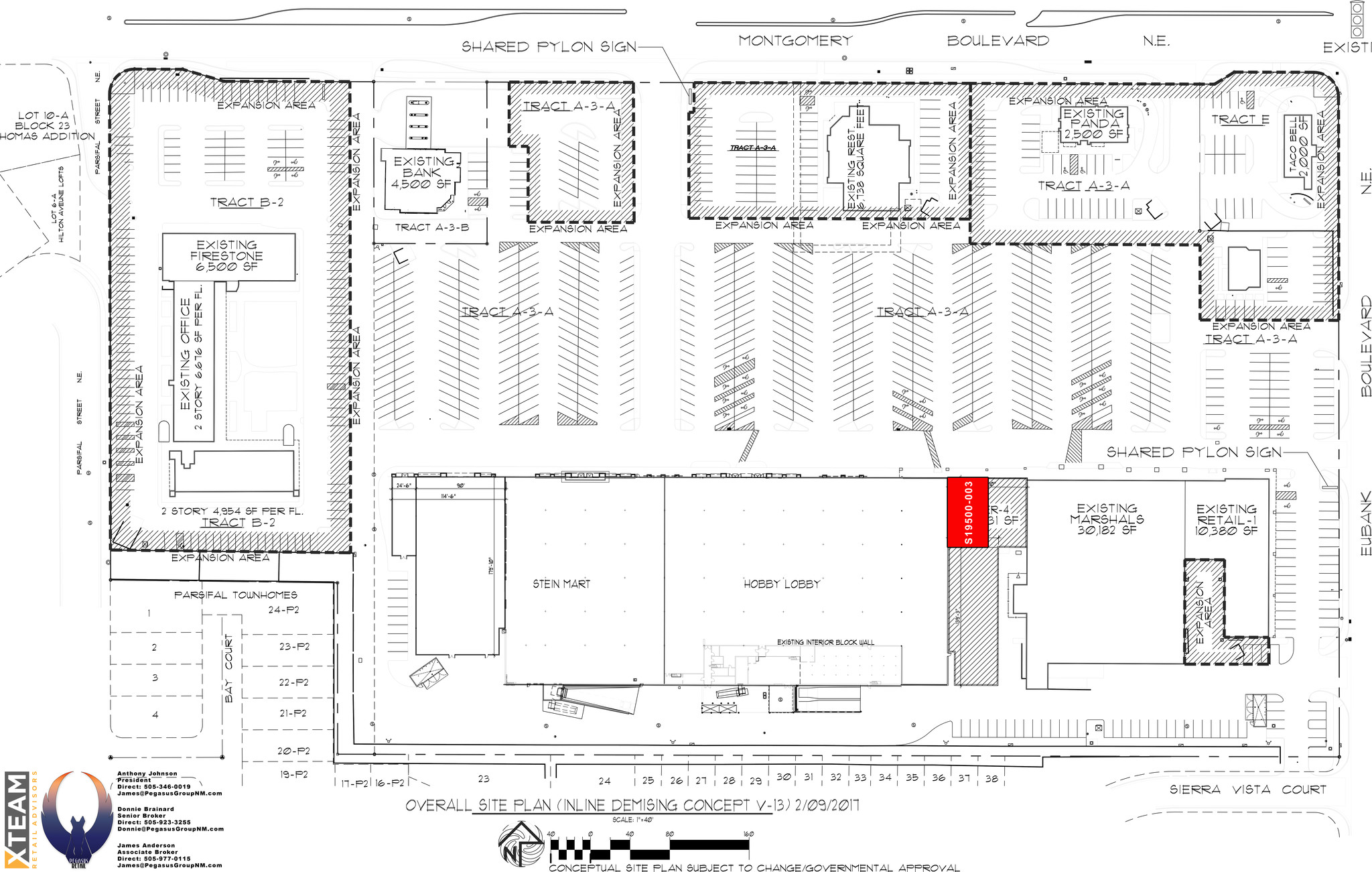 9500 Montgomery Blvd NE, Albuquerque, NM à louer Plan de site- Image 1 de 1