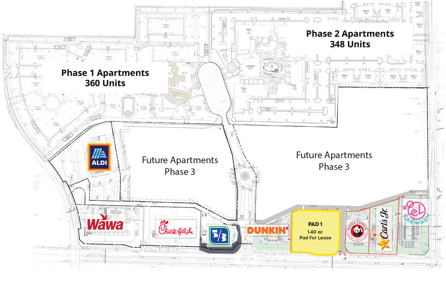 1199 W Lantana Rd, Lantana, FL à louer - Plan de site - Image 1 de 1