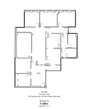 300-310 Main St, Worcester, MA for lease Floor Plan- Image 1 of 2