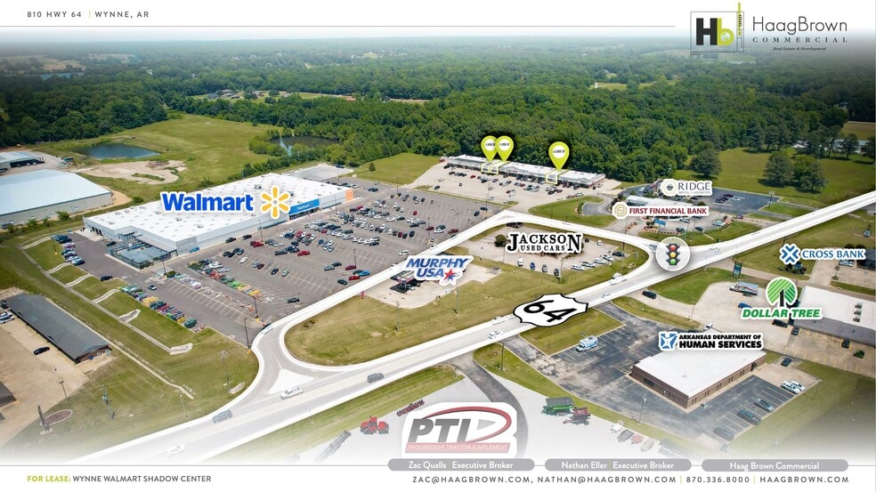 810 Highway 64 E, Wynne, AR for lease - Aerial - Image 3 of 4