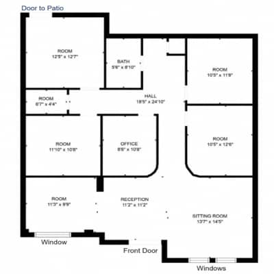 428-436 Poli St, Ventura, CA 93001 - Unité 2C - - Plan d’étage - Image 1 of 1