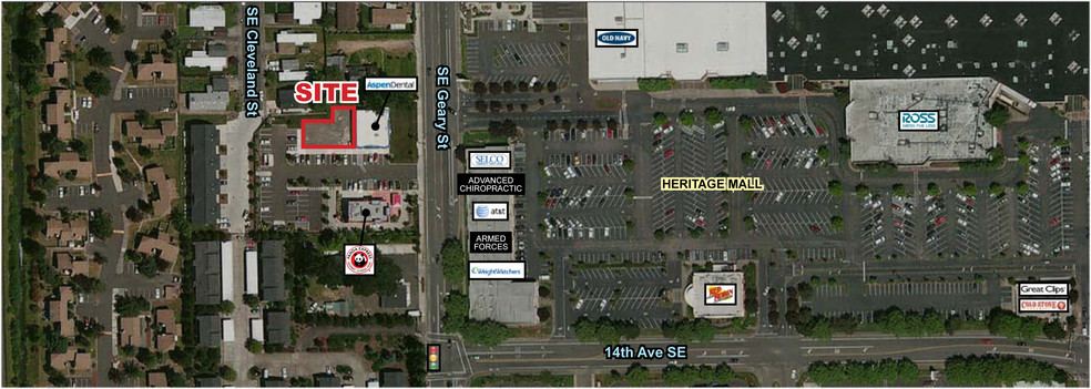 Geary & 14th Ave, Albany, OR for lease - Aerial - Image 2 of 3