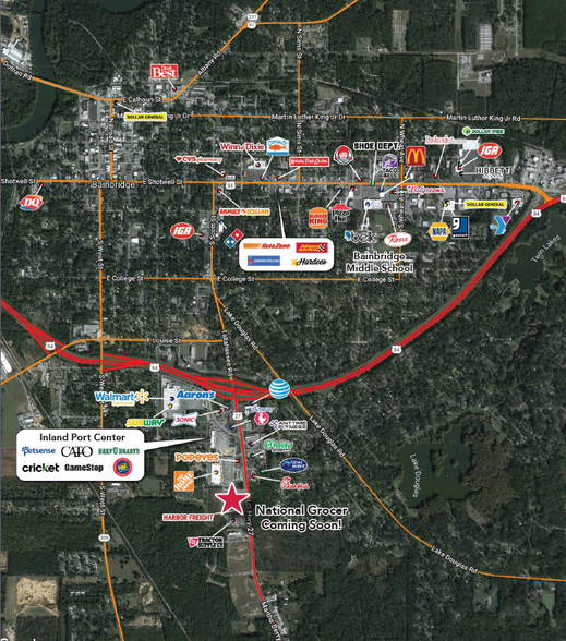 1420 Tallahassee hwy, Bainbridge, GA à vendre - Photo du bâtiment - Image 2 de 2