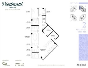 3495 Piedmont Rd NE, Atlanta, GA à louer Plan d’étage- Image 1 de 1