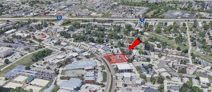 2927 S Sherwood Forest Blvd, Baton Rouge, LA - Aérien  Vue de la carte